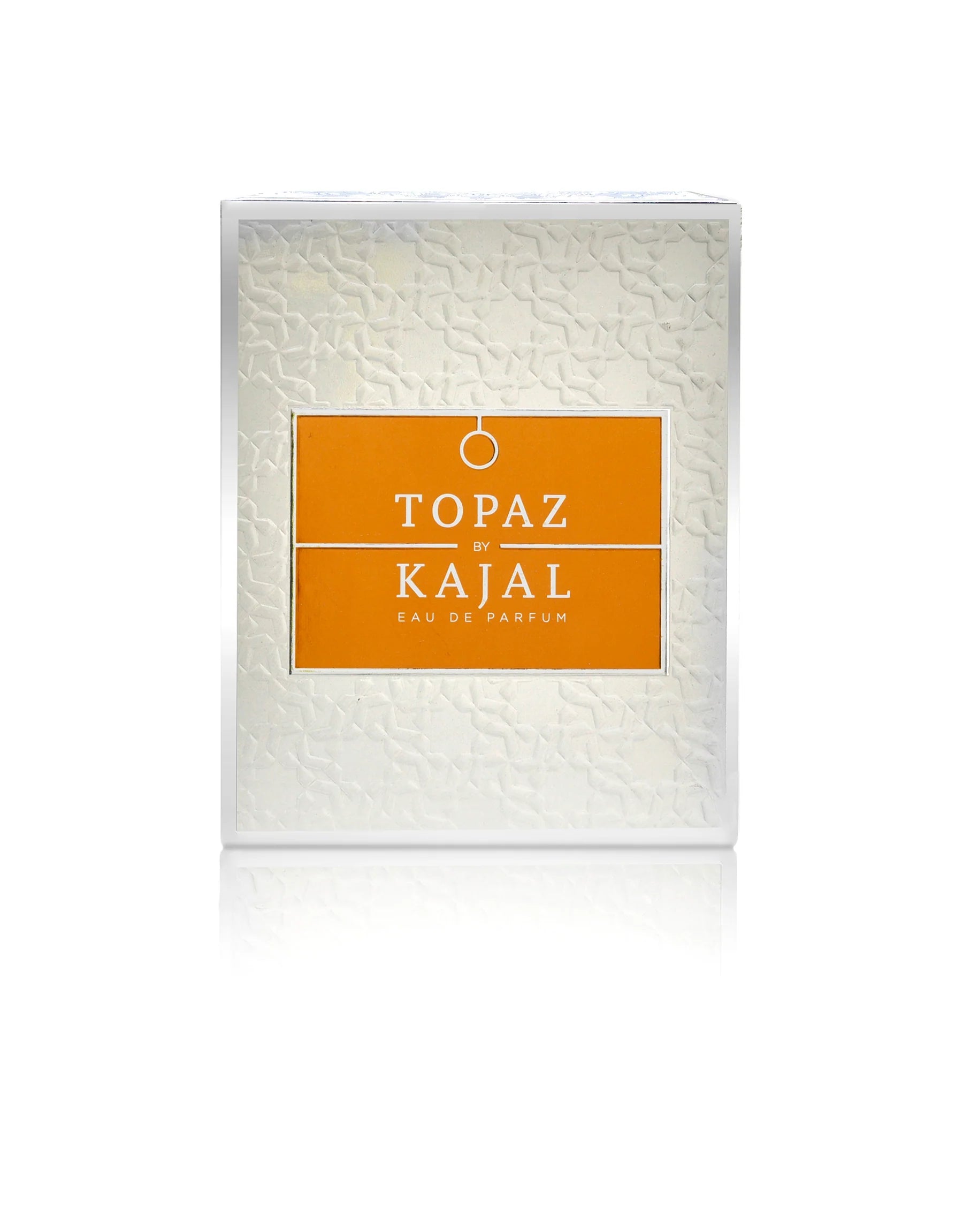 Topaz Kajal perfume packaging on a white background